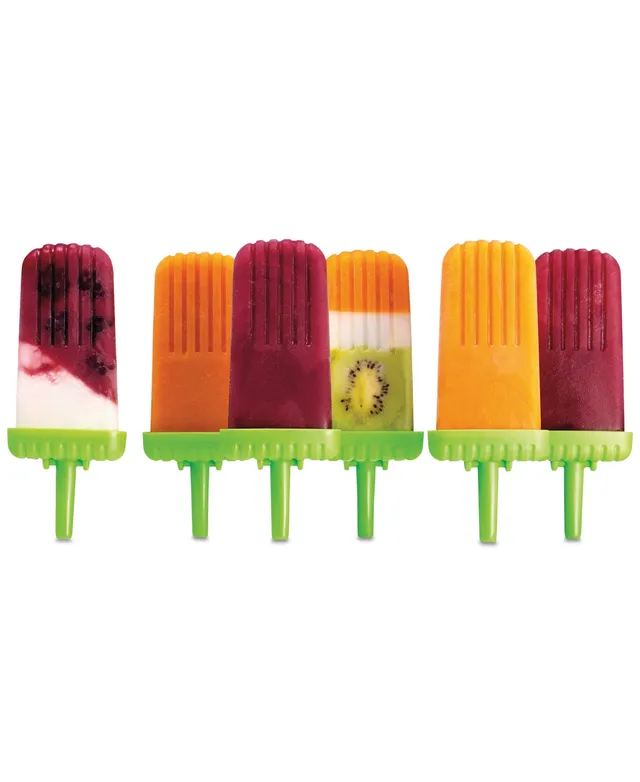 Tovolo Groovy Ice Pop Molds, Set of 6