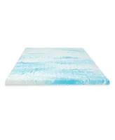 SensorGel 3" Gel Swirl Memory Foam Full Mattress Topper