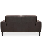 Closeout! Paxten 66" Leather Loveseat, Created for Macy's