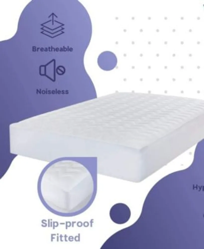 Waterguard Water Resistant Top Fitted Anti Allergenic Mattress Pad