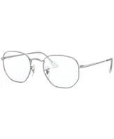 Ray-Ban RX6448 Unisex Irregular Eyeglasses - Silver