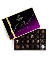 Godiva Dark Truffles Gift Box, 24 Piece
