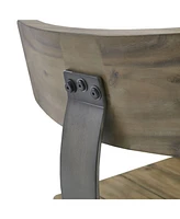 Martha Stewart Collection Lancaster Counter Stool with Back