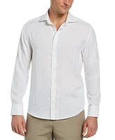 Cubavera Men's Travelselect Linen Blend Wrinkle-Resistant Shirt