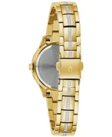 Bulova Women's Phantom Gold-Tone Stainless Steel Bracelet Watch 31mm