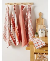 Design Imports Asst Spice Woven Dishtowels, Set of 5