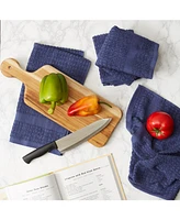 Design Imports Solid Waffle Terry Dishtowel, Set of 4