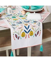 Design Imports Easter Garden Embellished Table Runner, 14" x 108"