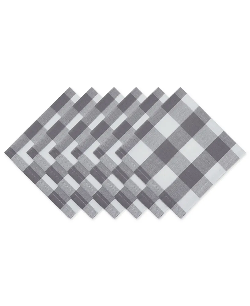 Design Import Buffalo Check Napkin, Set of 6