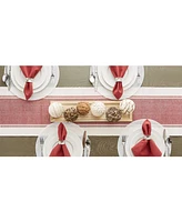 Design Imports Barn Dobby Stripe Table Runner, 13" x 108"