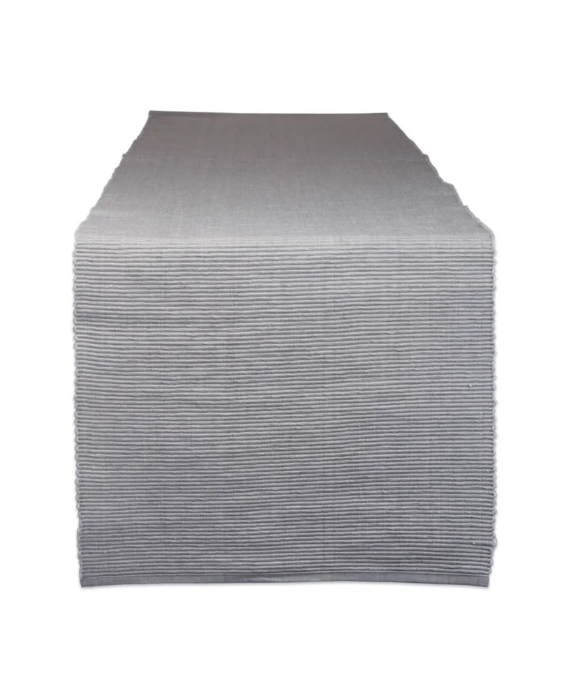 Design Imports Ribbed Table Runner, 13" x 72"