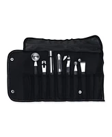 Essentials 7 Piece Stainless Steel Garnishing tool Set with Case