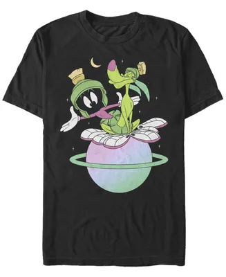 Men's Looney Tunes Marvin Planet Short Sleeve T-shirt