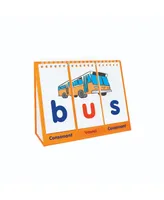 Junior Learning Consonant-Vowel-Consonant Educational Flip Card Set