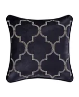 J Queen New York Middlebury Square Embellished Decorative Pillow, 18" x 18"