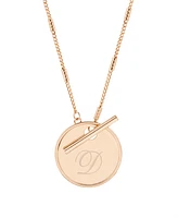 Grace Initial Toggle Necklace