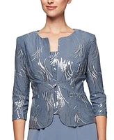 Alex Evenings 2-Pc. Embellished Jacket & A-Line Dress Set