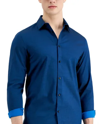 I.n.c. International Concepts Men's Ringo Pindot Shirt, Created for Macy's