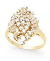 Wrapped in Love Diamond Cluster Ring (1 ct. t.w.) in 14k Gold, Created for Macy's