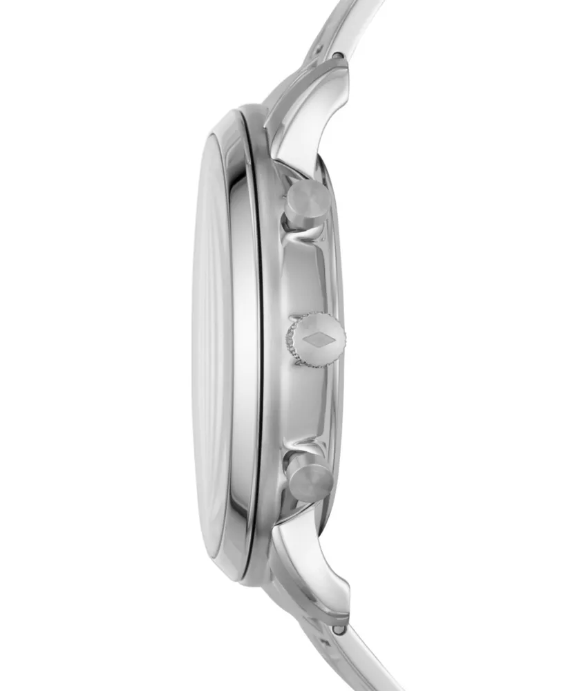 Fossil Men's Neutra Silver-Tone Bracelet Watch 44mm