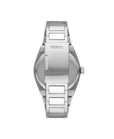 Fossil Men's Everett Silver-Tone Stainless Steel Bracelet Watch 42mm