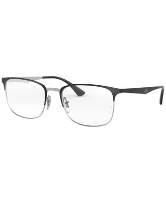 Ray-Ban RX6421 Unisex Rectangle Eyeglasses