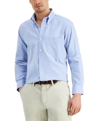 Club Room Men's Regular Fit Pinpoint Dress Shirt, Created for Macy's