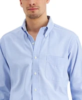 Club Room Men's Regular Fit Pinpoint Dress Shirt, Created for Macy's