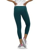 Hue Women's Active Pep Talking Skimmer Cropped Legging