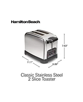 Hamilton Beach Classic Stainless Steel 2 Slice Toaster - 22782
