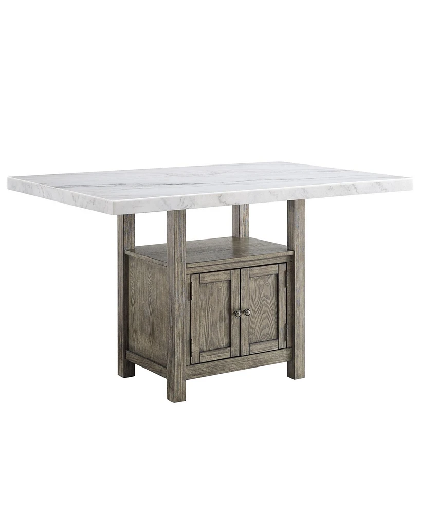 Grayson Rectangular Counter Height Storage Table