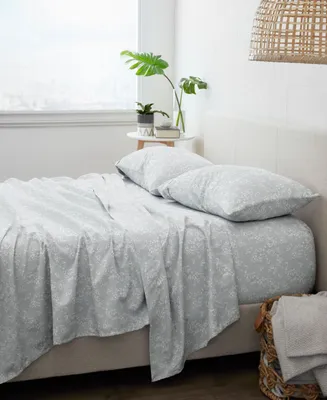 Home Collection Premium Ultra Soft Trellis Vine Pattern Piece Bed Sheets Set