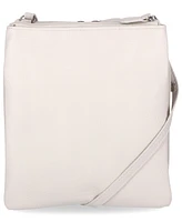 Giani Bernini Triple-Zip Pebble Leather Dasher Crossbody