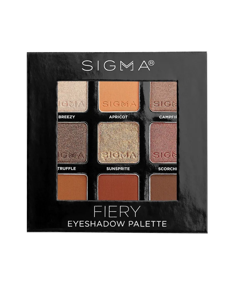 Sigma Beauty Fiery Eyeshadow Palette