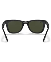 Ray-Ban Sunglasses, RB4105 Folding Wayfarer