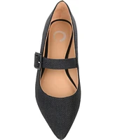 Journee Collection Women's Karissa Buckle Flats