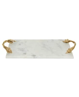 Marble Natural Serving Tray, 2" H x 20" L