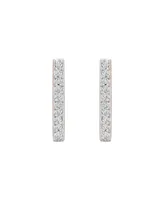 Wrapped Diamond Bar Stud Earrings (1/10 ct. t.w.) in 14k Yellow Gold, Created for Macy's