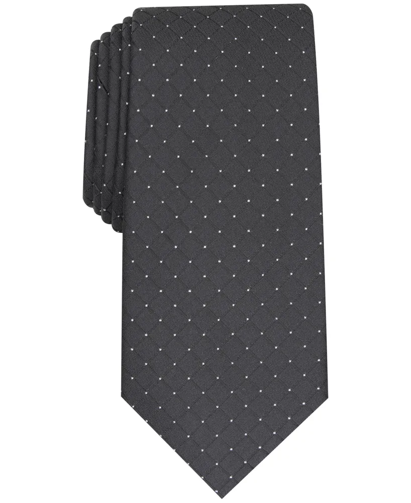 Alfani Men's Malone Grid Slim Tie, Created for Macy's