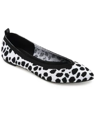 Journee Collection Women's Karise Knit Ballet Flats