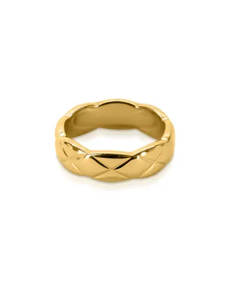 Oma The Label Nneoma 1/4" Ring 18K Gold- Plated Brass