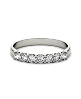 Moissanite Anniversary Band 3/8 ct. t.w. Diamond Equivalent 14k White Gold