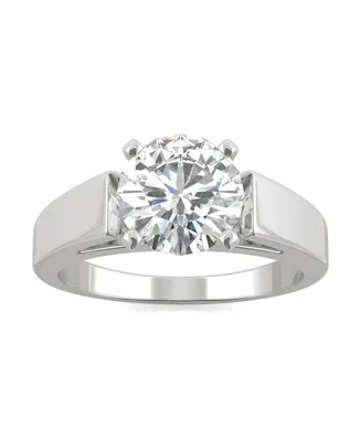 Moissanite Solitaire Ring 1-9/10 ct. t.w. Diamond Equivalent 14k White Gold