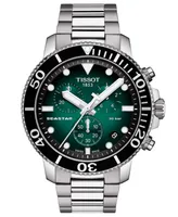 Tissot Men's Swiss Chronograph Seastar 1000 Stainless Steel Bracelet Watch 46mm