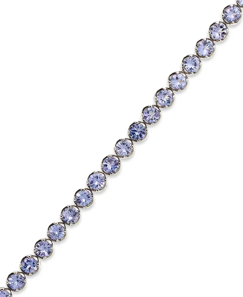 Sterling Silver Tanzanite Tennis Bracelet (10 ct. t.w.)