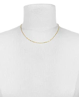 16" Mirror Link Chain (2mm) in 14K Gold