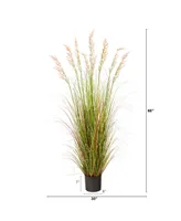 5.5' Plume Grass Artificial Plant