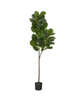 4.5' Fiddle Leaf Fig Artificial Tree