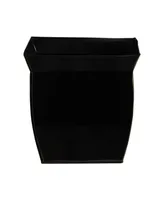 11.75" Fluted Metal Square Planter