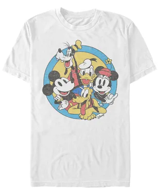Men's Mickey Classic Original Buddies Short Sleeve T-shirt